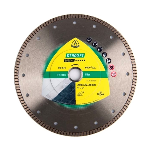 Afbeeldingen van Klingspor DT 900 FT Special diamantschijf voor tegels en graniet 100x1.4x22.23mm - 330627