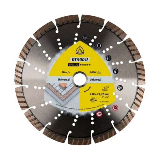 Afbeeldingen van Klingspor DT 900 U Special diamantschijf voor zandsteen en beton 180x2.6x22.23mm - 325028