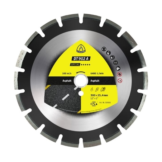 Afbeeldingen van Klingspor DT 902 A Special diamantschijf voor asfalt en vers beton 500x3.7x25.4mm - 325173