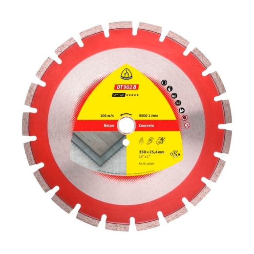Afbeeldingen van Klingspor DT 902 B Special diamantschijf voor oud en gewapend beton 500x3.7x25.4mm - 325169