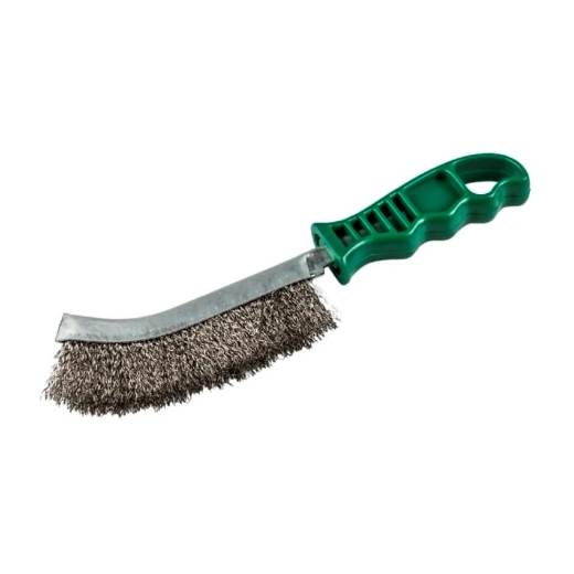 Afbeeldingen van Klingspor BHP 600 handborstel met kunststof handvat 140x25x265mm, voor RVS - 358324