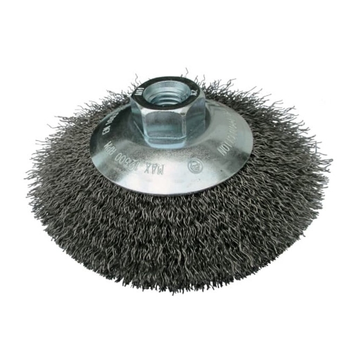 Afbeeldingen van Klingspor BK 600 W kegelborstel met gegolfde draad M14x125mm, voor staal - 370724