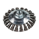 Afbeeldingen van Klingspor BK 600 Z kegelborstel met getorteerde draad M14x115x22mm, voor staal - 358328