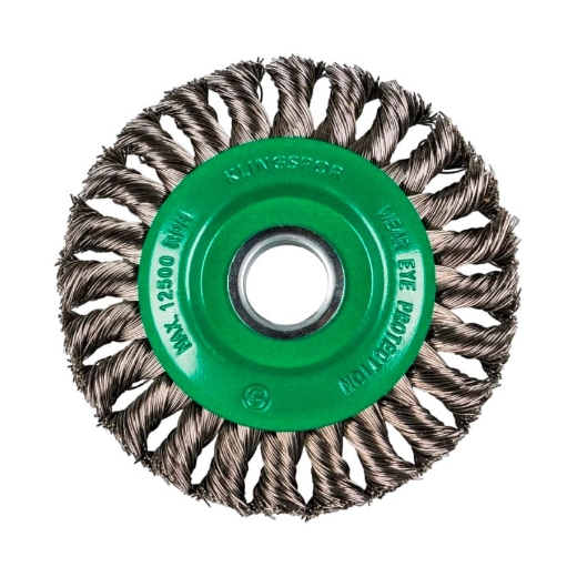 Afbeeldingen van Klingspor BR 600 Z ronde draadborstel 125x14x22.23mm, voor RVS - 358343