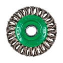 Afbeeldingen van Klingspor BR 600 Z ronde draadborstel met getordeerde draad M14x115x14mm, voor RVS - 370718