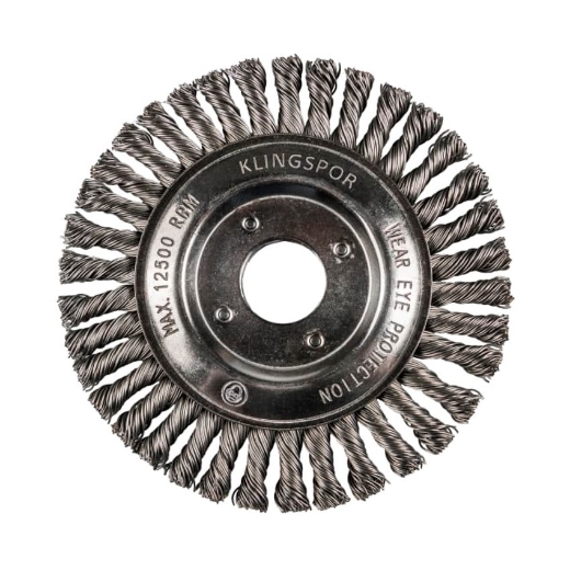 Afbeeldingen van Klingspor BRP 600 Z draadborstel voor pijpleidingen 115x6x22.23mm, voor staal - 358314