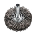 Afbeeldingen van Klingspor BRS 600 W ronde draadborstel met stift 50x9x6mm, voor staal - 358354