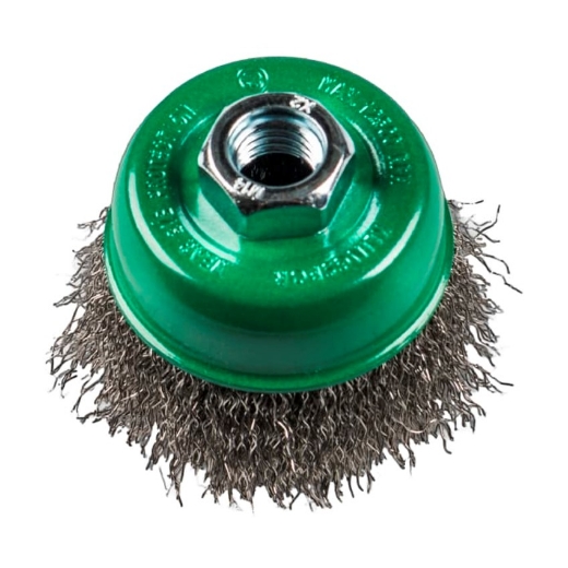 Afbeeldingen van Klingspor BT 600 W komborstel met gegolfde draad M14x65mm, voor RVS - 358377