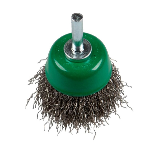 Afbeeldingen van Klingspor BTS 600 W draadborstel met stift 0.3x6x50mm, voor RVS - 358332