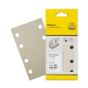 Afbeeldingen van Klingspor 5 stuks PS 33 BK schuurvel met klittenband voor hout, verf & plamuur 115x105mm, korrel 240, vorm GL43 - 367225
