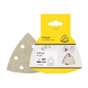 Afbeeldingen van Klingspor 5 stuks PS 33 CK schuurdriehoek met klittenband voor hout, verf en plamuur 96mm, korrel 40, vorm GLS15 - 366850