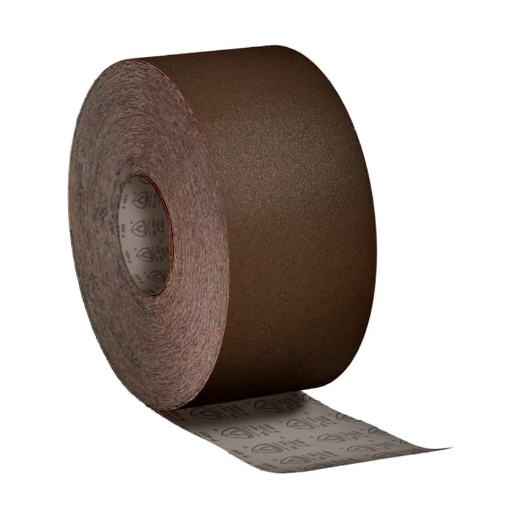 Afbeeldingen van Klingspor KL 361 JF schuurrol met linnen onderlaag voor hout, metaal & RVS 110mmx50m, korrel 180 - 3936