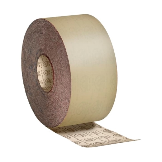 Afbeeldingen van Klingspor PS 33 B schuurrol met papieren onderlaag voor hout, verf & plamuur 115mmx50m, korrel 220 - 149698