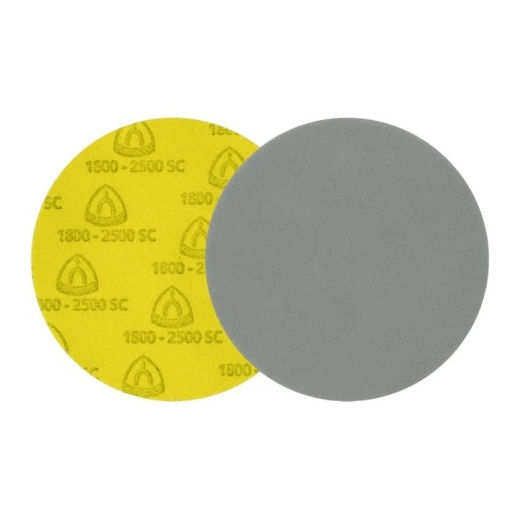 Afbeeldingen van Klingspor FD 500 schuurschijf met schuimstof voor verf, lak & plamuur 150mm, korrel 3000 - 342292