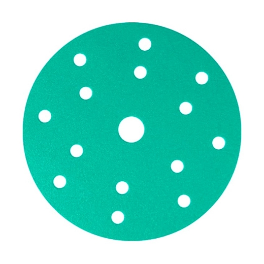 Afbeeldingen van Klingspor FP 77 K T-ACT schuurschijf met film onderlaag en klittenband voor verf, lak, vulmiddel & kunststof 125mm, korrel 500, vorm GLS27 - 353164