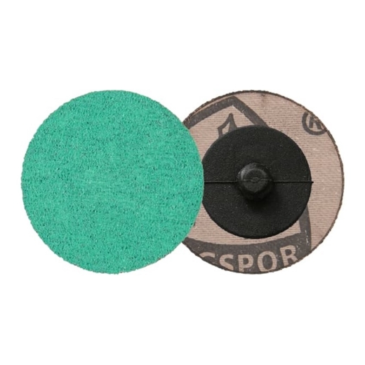 Afbeeldingen van Klingspor QRC 910 Quick-Change schuurschijf voor hooggelegeerde staalsoorten & RVS 50mm, korrel 80 - 295375