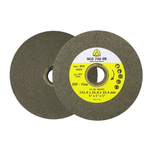 Afbeeldingen van Klingspor NCO 700 DB high-performance schuurvliesschijf voor titanium, staal, non-ferro metalen & RVS (9SF) 152.4x25.4x25.4mm - 366500