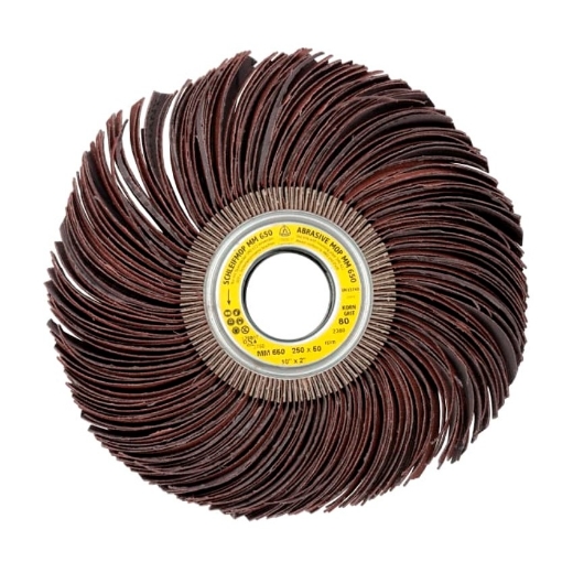 Afbeeldingen van Klingspor MM 650 schuurwiel voor verf, plamuur, hout & metaal 250x50x43.1mm, korrel 120 - 2485