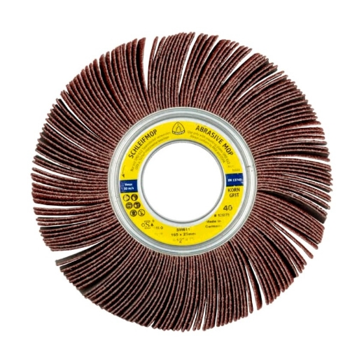 Afbeeldingen van Klingspor SM 611 schuurwiel voor verf, plamuur, hout, kunststof & metaal 200x50x68.2mm, korrel 40 - 12165