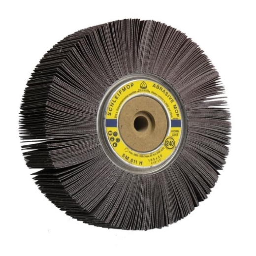 Afbeeldingen van Klingspor SM 611 H schuurwiel voor verf, plamuur, hout, kunststof & metaal 165x50x13mm, korrel 40 - 10022