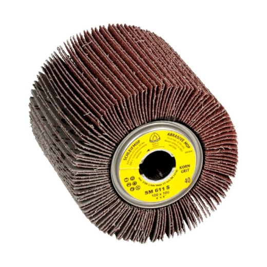 Afbeeldingen van Klingspor SM 611 S schuurwals voor verf, lak, plamuur, hout, kunststof & metaal 100x50x19mm, korrel 120 - 61045