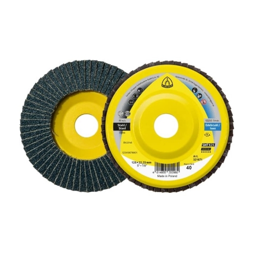 Afbeeldingen van Klingspor SMT 925 Special lamellenschijf vlak voor staal & RVS 115x22.23mm, korrel 80 - 321677