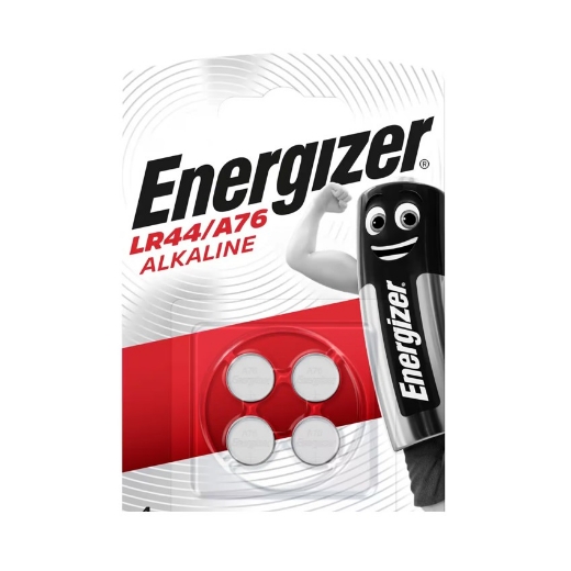 Afbeeldingen van Energizer knoopcelbatterij LR44 150 mAh Alkaline 1.5 V 4 Stuks - 4/A76