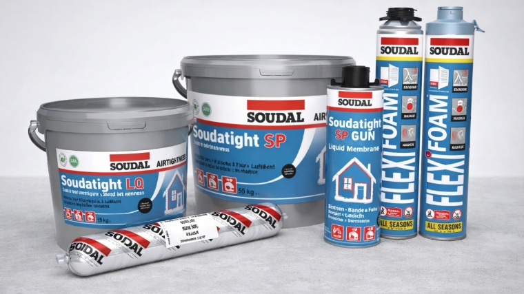 Soudal luchtdicht bouwen producten
