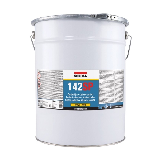 Afbeeldingen van Soudal verspuitbare contactlijm 142SP, blik 20 liter - 109777