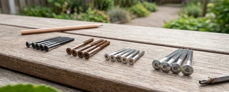 Welke schroef voor hardhout buiten?
