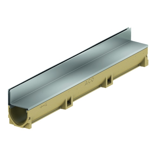 Afbeeldingen van Aco euroline 100 discreet 105 Inox - 4091510