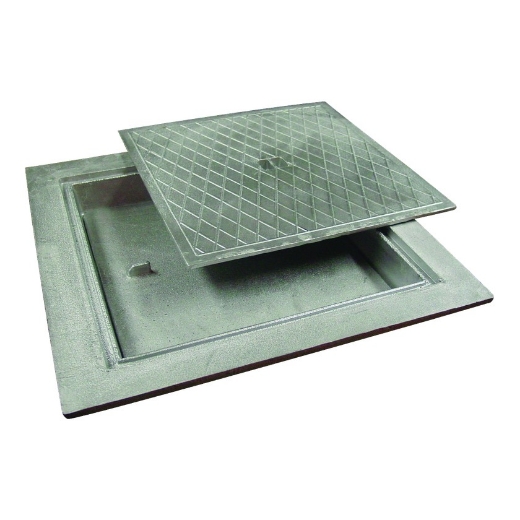 Afbeeldingen van Alu dubbel deksel 30x30 - 4042052