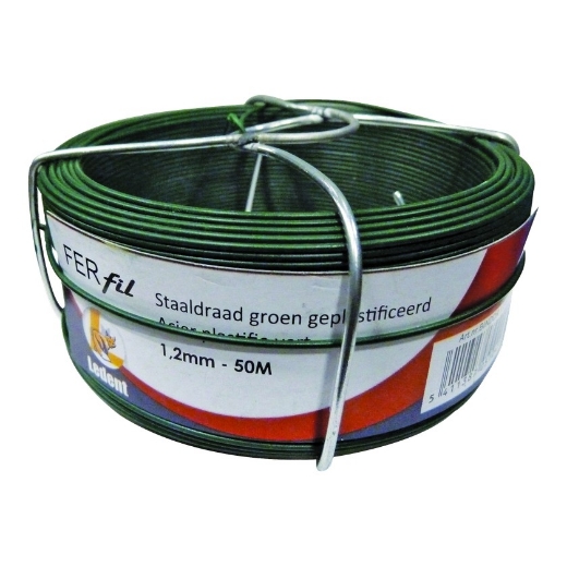 Afbeeldingen van Binddraad groen 1.2mm/50m Ledent - 5082181