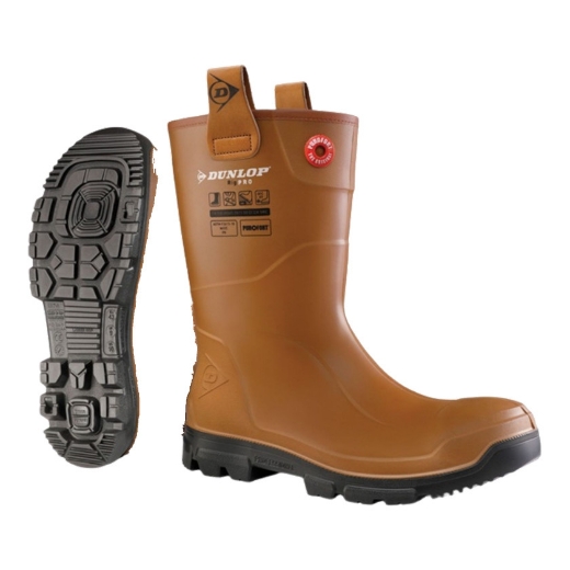 Afbeeldingen van Dunlop LJ2HR48 veiligheidslaars purofort rigpro S5 gevoerd m39 - 5691061