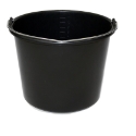 Afbeeldingen van Gripline-d 12 l emmer zwart, knopbeugel - 5074008