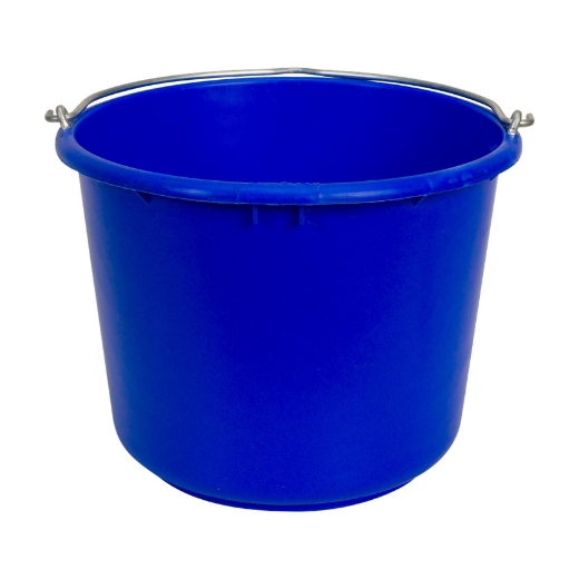 Afbeeldingen van Gripline-x 12 l emmer blauw, bouw pvc - 5086010