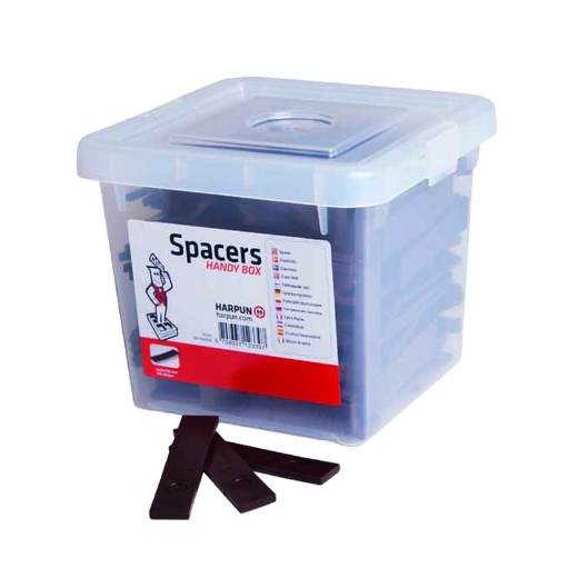 Afbeeldingen van Harpun glasblokjes 100x22x5mm bruin (box 160) - 2003095