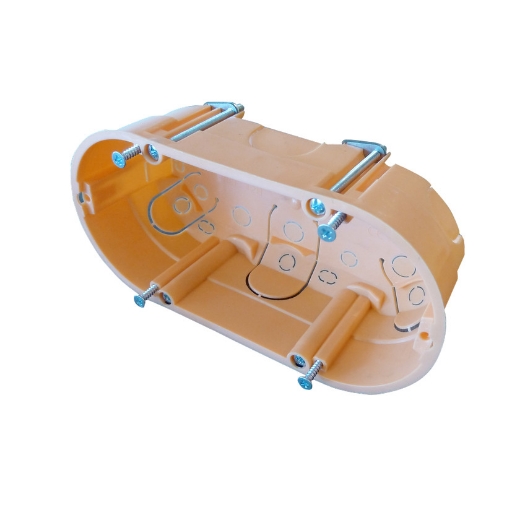 Afbeeldingen van Hollewanddoos dubbel 45x68mm - 2365015