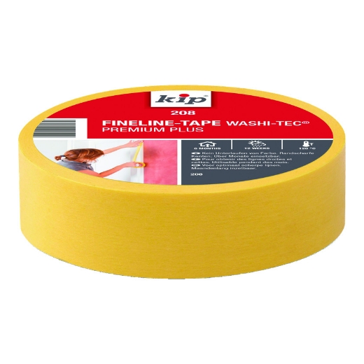 Afbeeldingen van Kip 208-47 fineline Washi-Tec premium 48mm/50m (9st) - 5178269