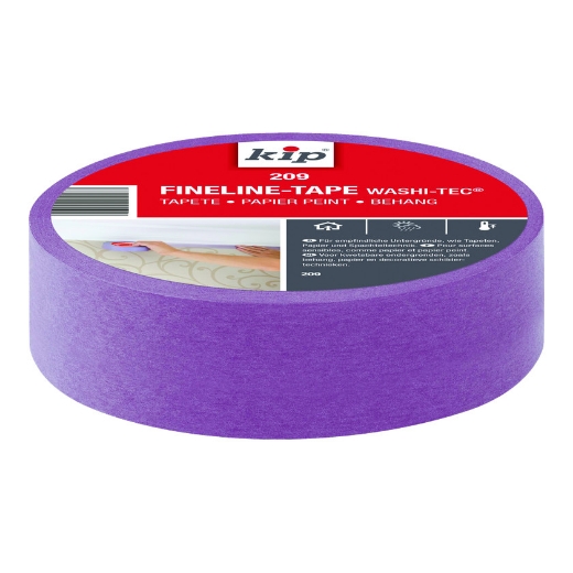 Afbeeldingen van Kip 209-30 fineline Washi-Tec paars 30mm/50m (15st) - 5178324