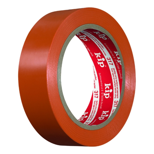 Afbeeldingen van Kip 317-63 stucatape oranje glad 30mm/33m - 5178009