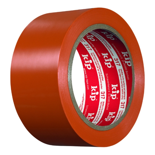 Afbeeldingen van Kip 317-65 stucatape oranje glad 50mm/33m - 5178019