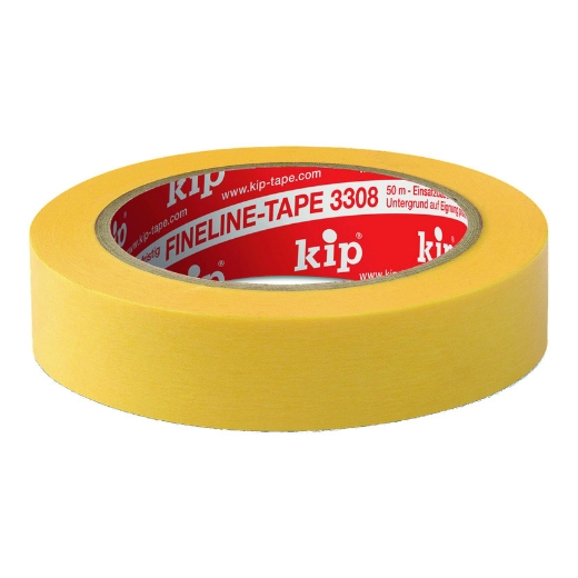 Afbeeldingen van Kip 3308-48 fineline Washi-Tec geel 48mm/50m - 5178342