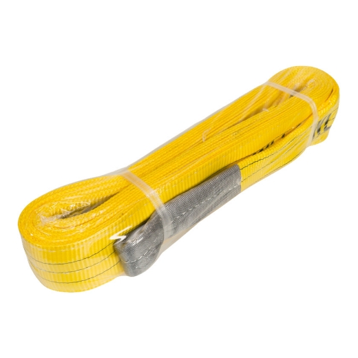 Afbeeldingen van Konvox hijsband met lussen geel 3 ton 5m - 2120103