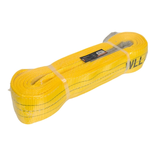 Afbeeldingen van Konvox hijsband met lussen geel 3 ton 6m - 2120104