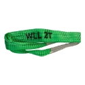 Afbeeldingen van Konvox hijsband met lussen groen 2 ton 3m - 2120097