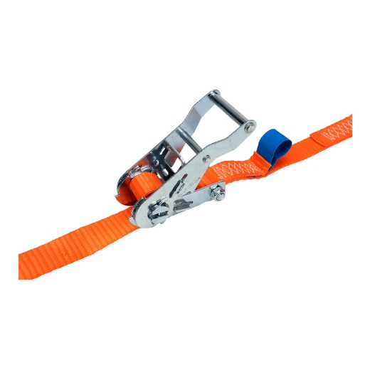 Afbeeldingen van Konvox spanband 25mm ratel/haak hd 5m 1500dan oranje - 5086149