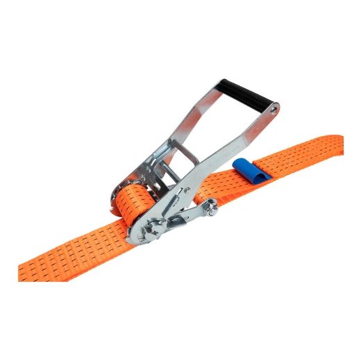 Afbeeldingen van Konvox spanband 50mm ratel/haak hd 7m 5000dan oranje - 5086156