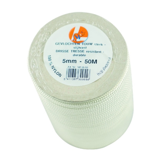 Afbeeldingen van Ledent touw nylon gevl. 50m/5mm - 5082202