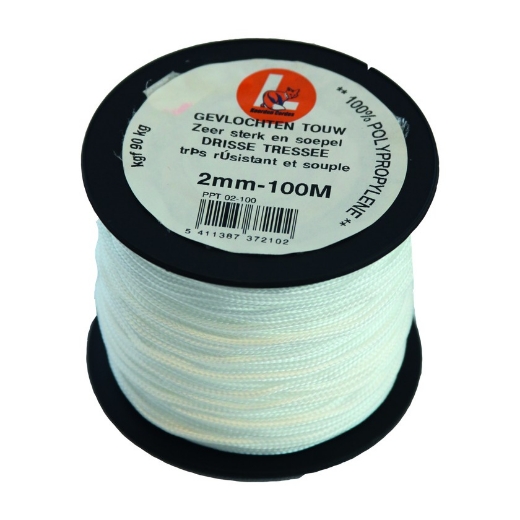 Afbeeldingen van Ledent touw pp gevl. 100m/2mm - 5082207